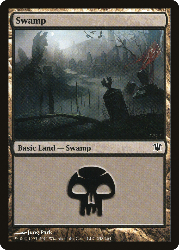 {B}[ISD 258] Swamp (258) [Innistrad]