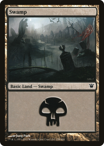 {B}[ISD 258] Swamp (258) [Innistrad]