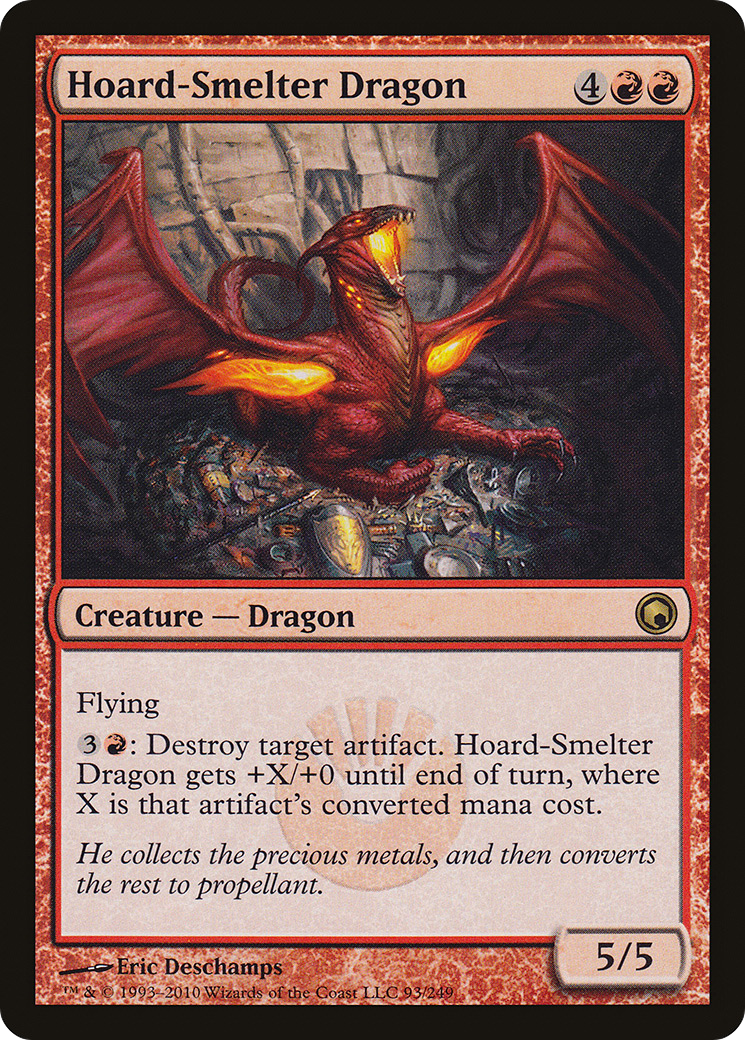 {R} Hoard-Smelter Dragon [Scars of Mirrodin][SOM 093]