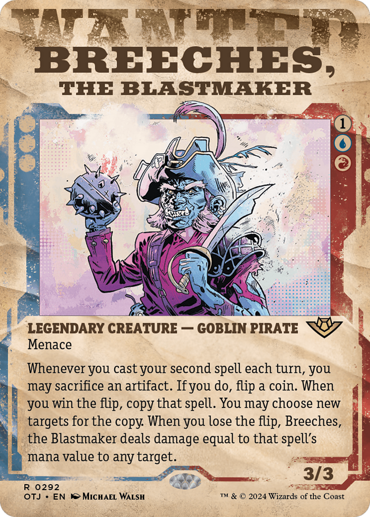 {@R} Breeches, the Blastmaker (Showcase) [Outlaws of Thunder Junction][OTJ 292]