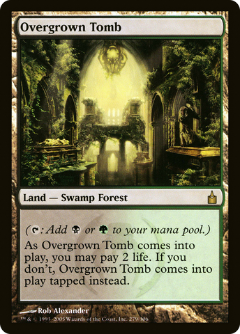 {R} Overgrown Tomb [Ravnica: City of Guilds][RAV 279]