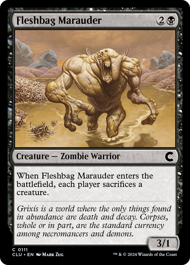 {C} Fleshbag Marauder [Ravnica: Clue Edition][CLU 111]