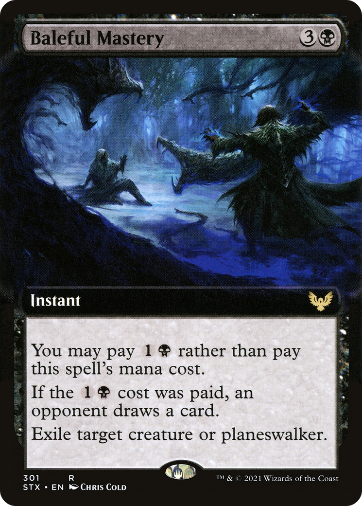 {R} Baleful Mastery (Extended Art) [Strixhaven: School of Mages][STX 301]