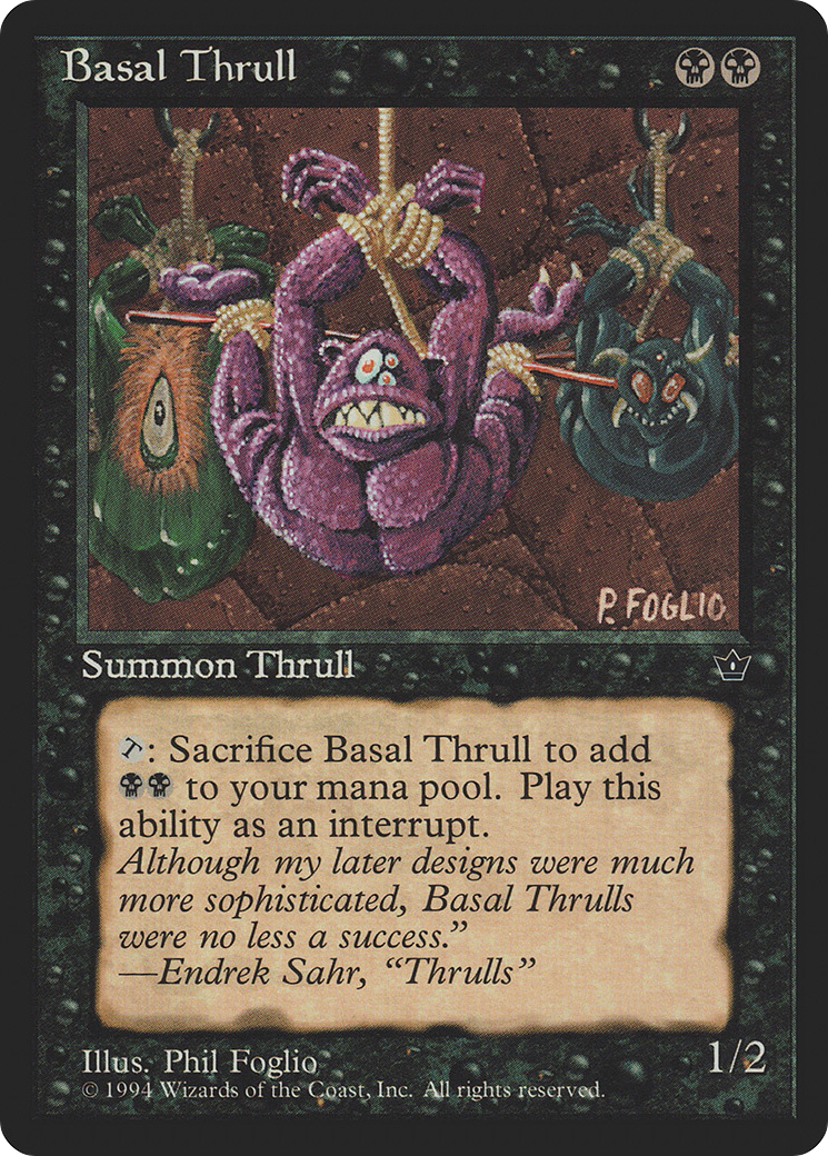 {C} Basal Thrull (Phil Foglio) [Fallen Empires][FEM 34B]
