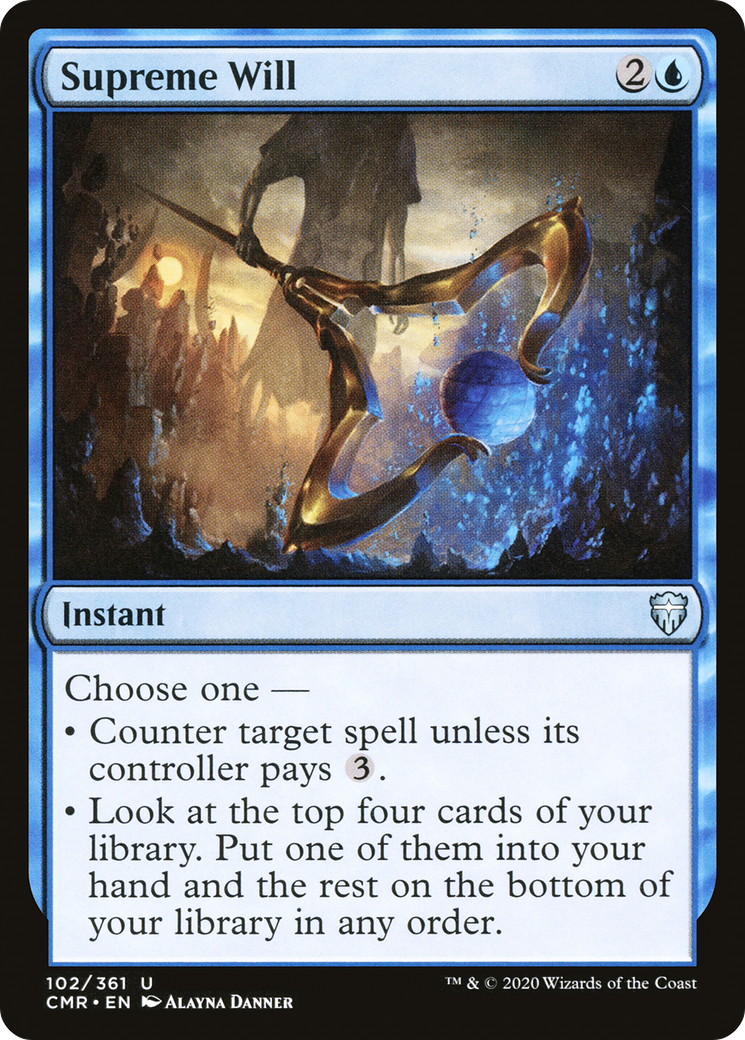 {C} Supreme Will [Commander Legends][CMR 102]