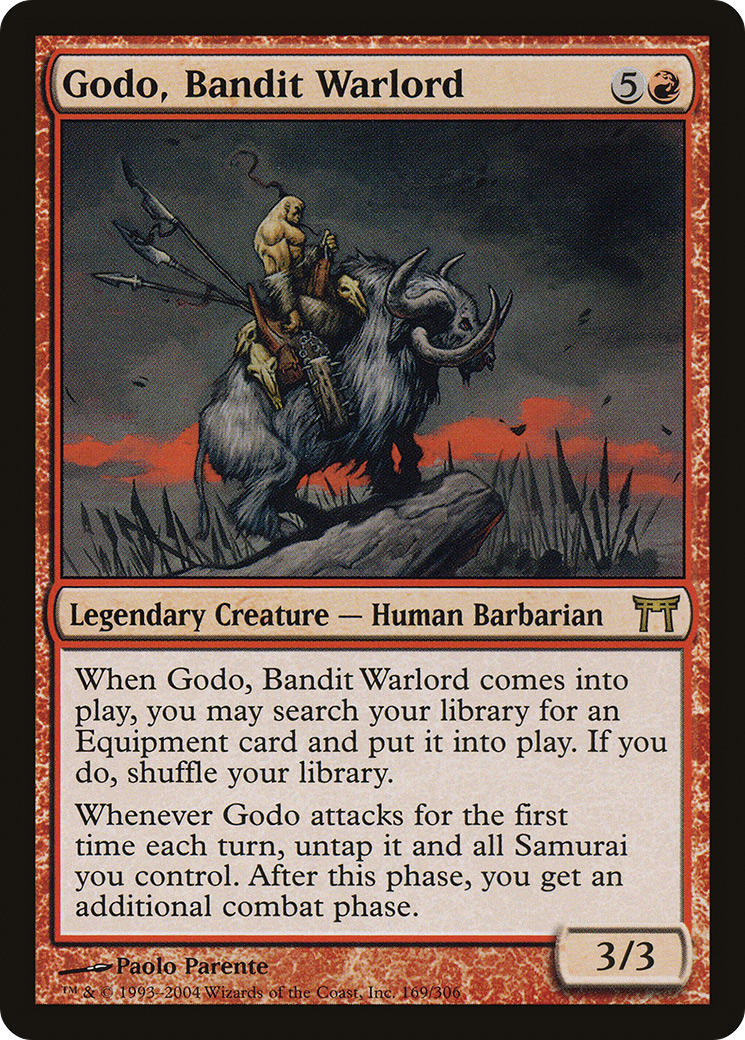 {R} Godo, Bandit Warlord [Champions of Kamigawa][CHK 169] - Misty Mountain Games