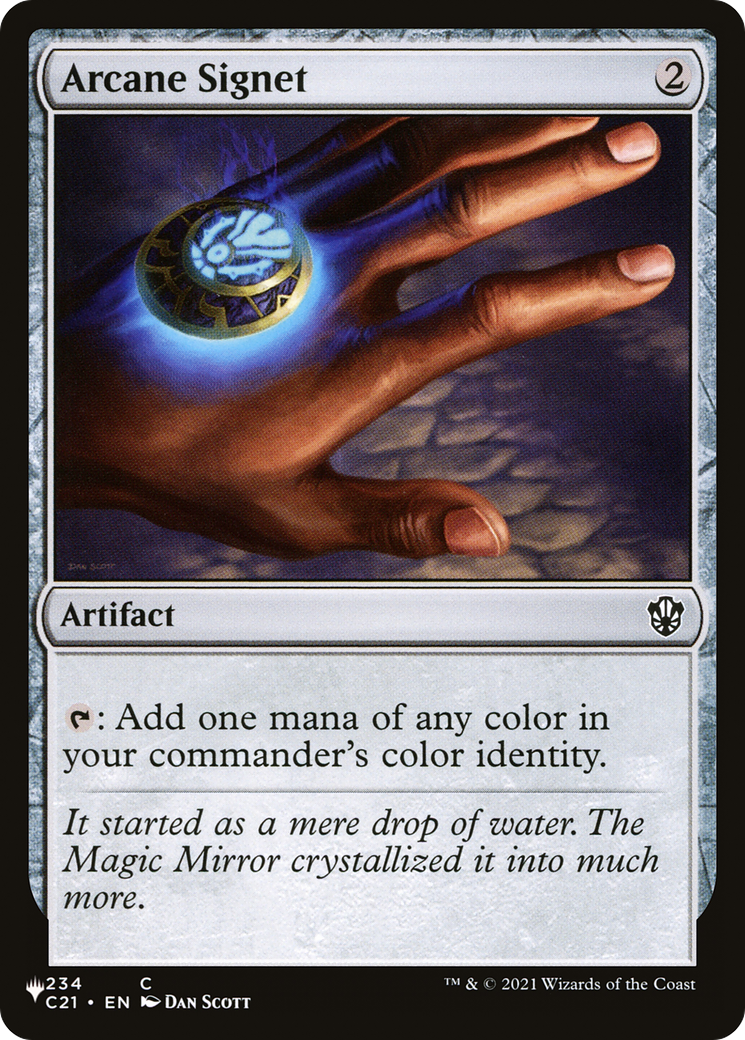 {C} Arcane Signet [Secret Lair: Heads I Win, Tails You Lose][LS C21 234]