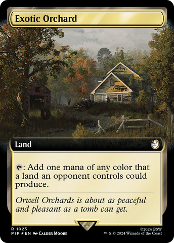 {R} Exotic Orchard (Extended Art) (Surge Foil) [Fallout][PIP 1023]