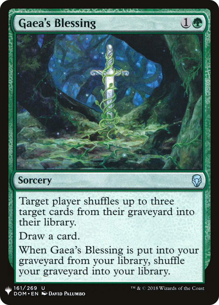 {C} Gaea's Blessing [Mystery Booster][LS DOM 161]