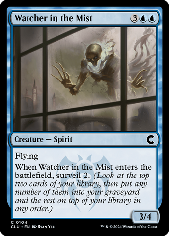 {C} Watcher in the Mist [Ravnica: Clue Edition][CLU 104]