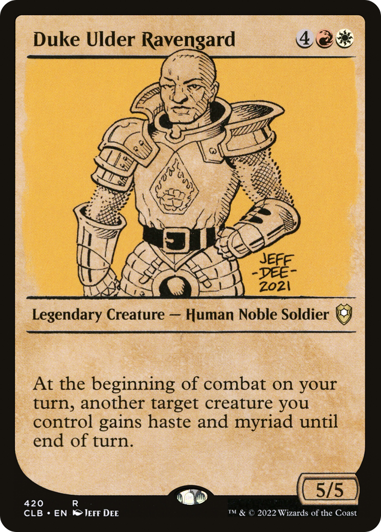 {R} Duke Ulder Ravengard (Showcase) [Commander Legends: Battle for Baldur's Gate][CLB 420]