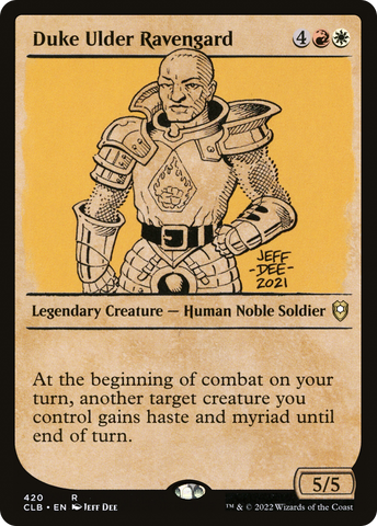 {R} Duke Ulder Ravengard (Showcase) [Commander Legends: Battle for Baldur's Gate][CLB 420]