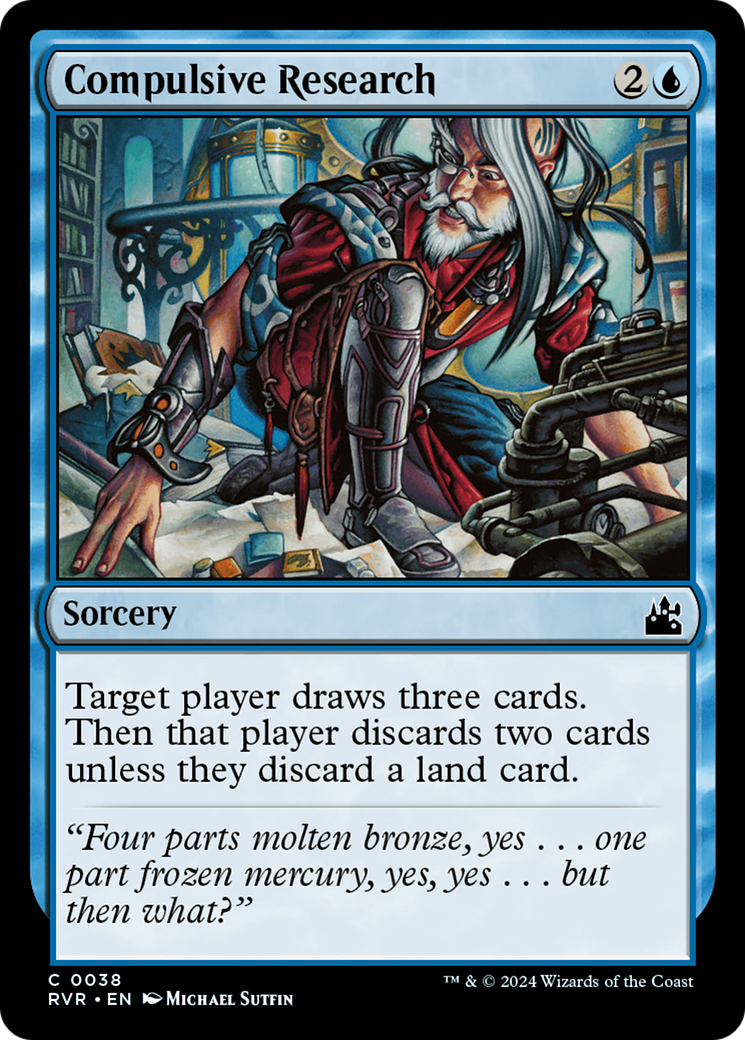 {C} Compulsive Research [Ravnica Remastered][RVR 038]