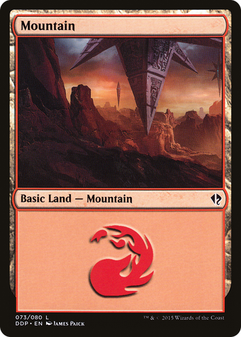 {B}[DDP 073] Mountain (73) [Duel Decks: Zendikar vs. Eldrazi]