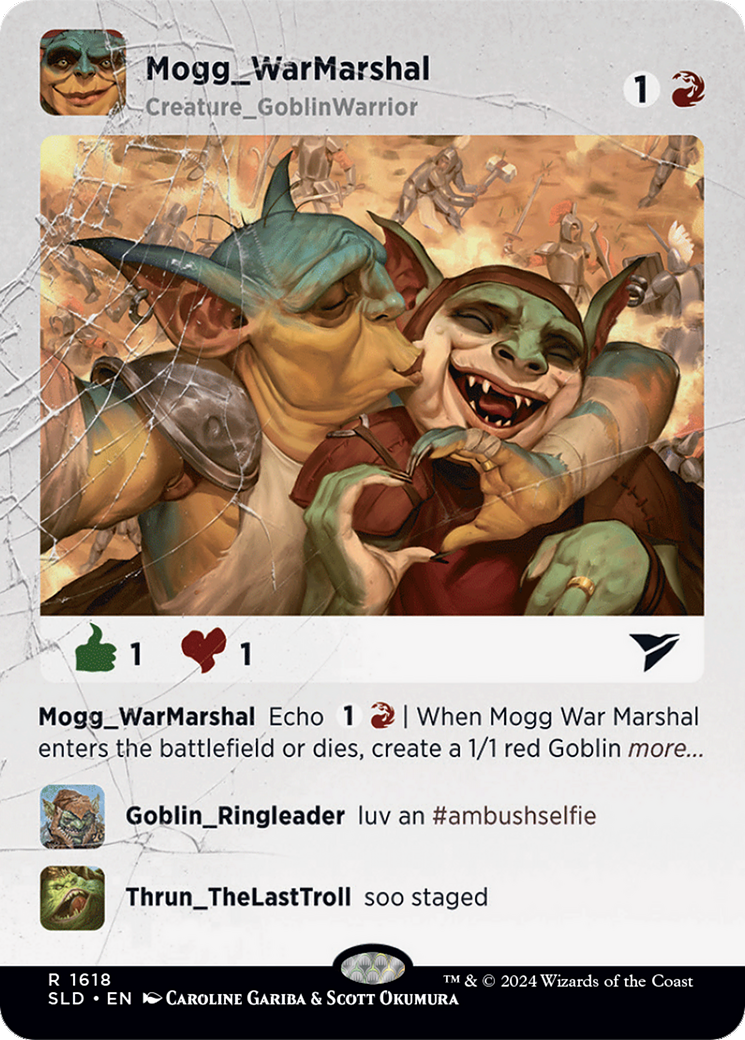 Mogg War Marshal [SLD-1618]  (Borderless) Foil