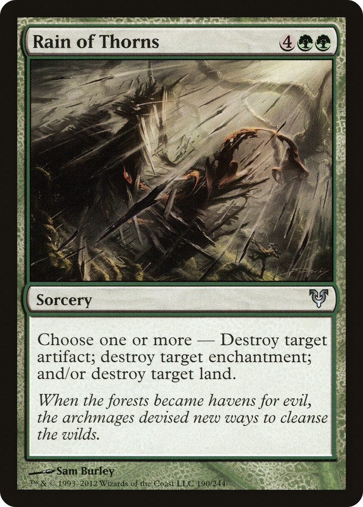 {C} Rain of Thorns [Avacyn Restored][AVR 190]