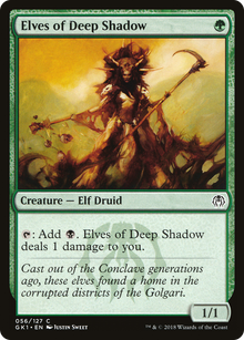 {C} Elves of Deep Shadow [Guilds of Ravnica Guild Kit][GK1 056]