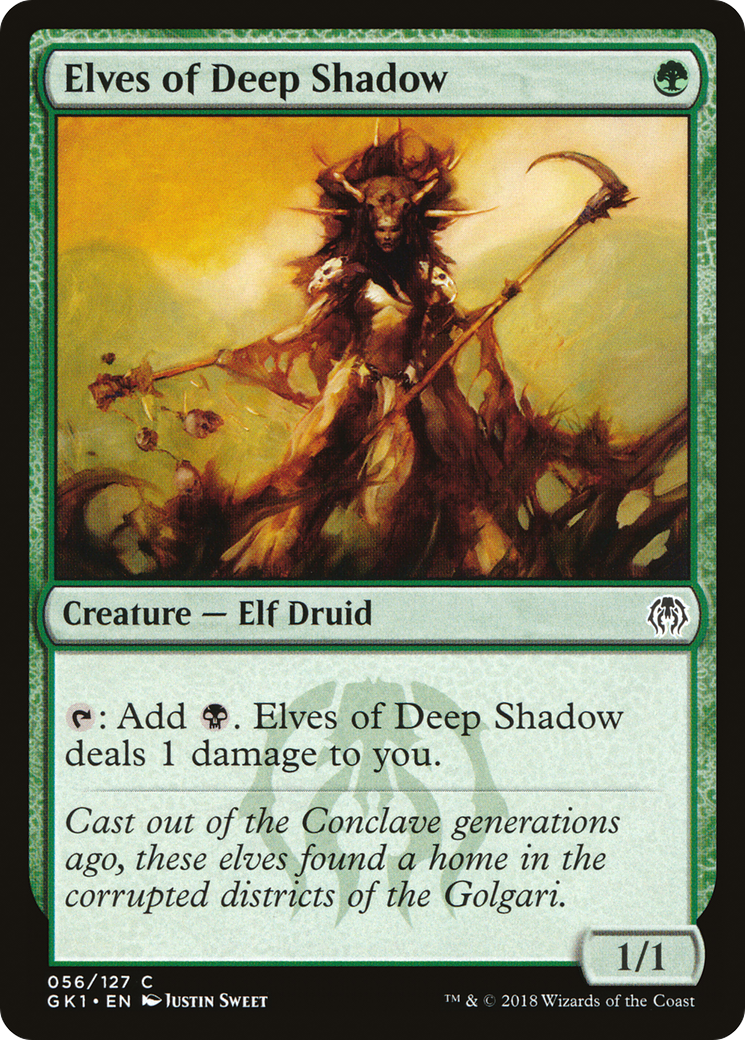 {C} Elves of Deep Shadow [Guilds of Ravnica Guild Kit][GK1 056]