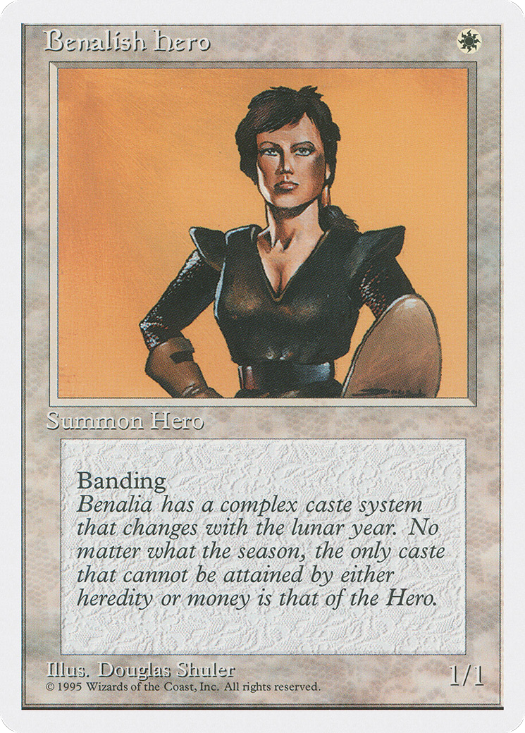 {C} Benalish Hero [Fourth Edition][4ED 007]