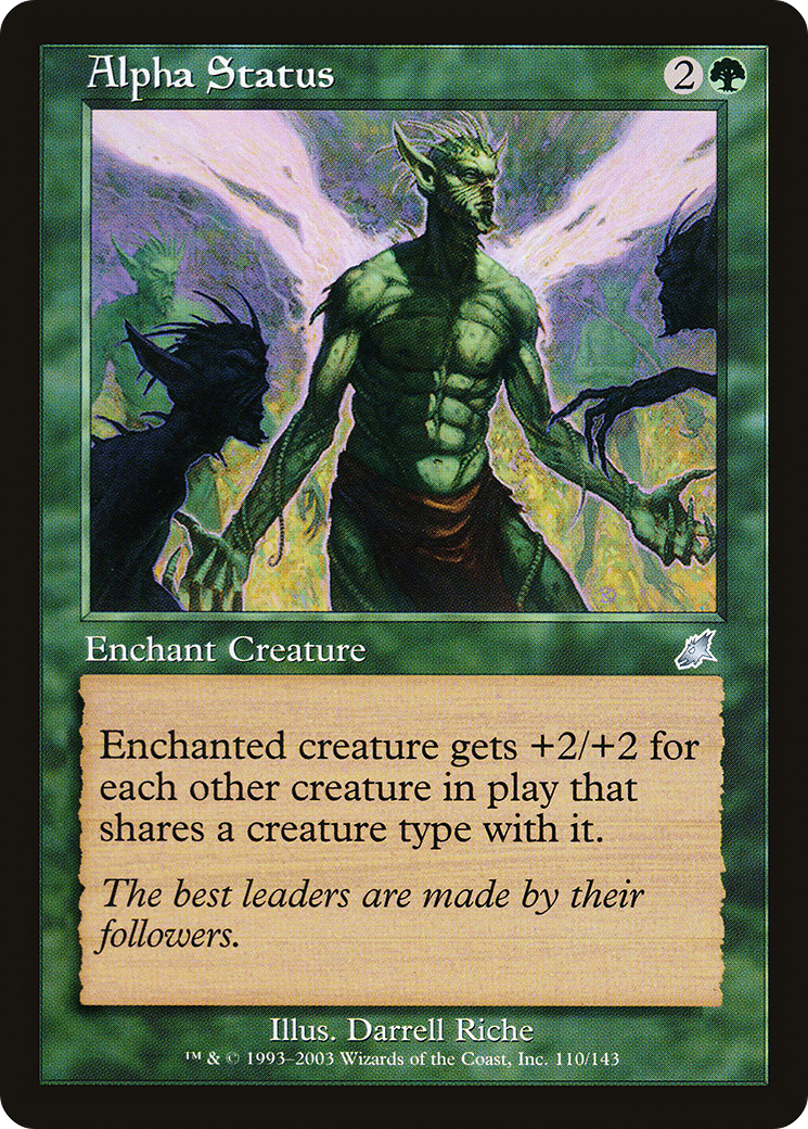 {C} Alpha Status [Scourge][SCG 110]