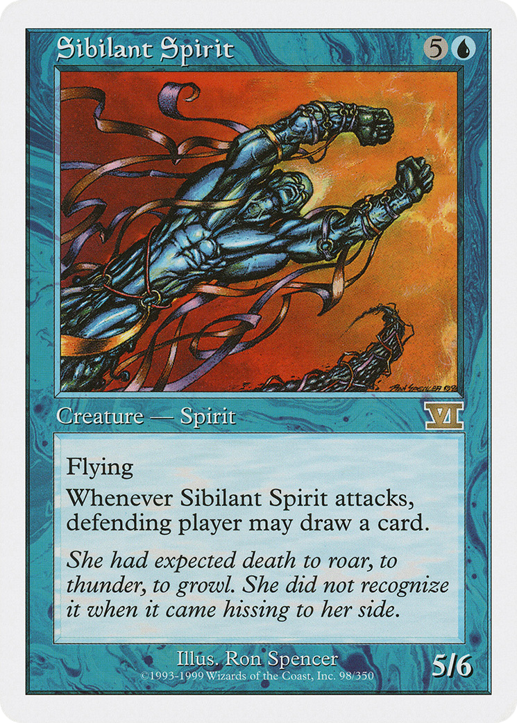 {R} Sibilant Spirit [Classic Sixth Edition][6ED 098]
