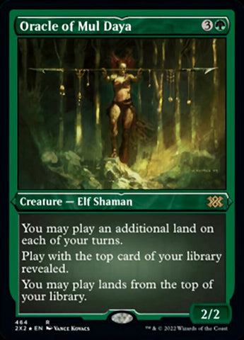 {R} Oracle of Mul Daya (Foil Etched) [Double Masters 2022][2X2 464]