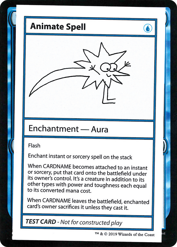 {R} Animate Spell (2021 Edition) [Mystery Booster Playtest Cards][CMB1 016]