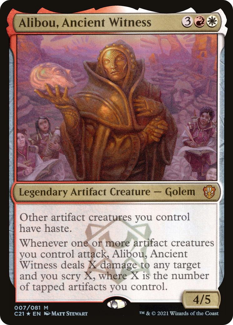 {R} Alibou, Ancient Witness [Commander 2021][C21 007]