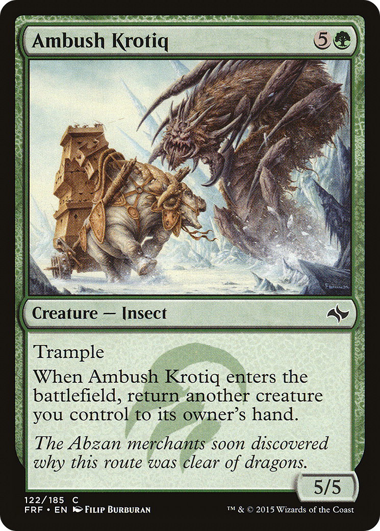 {C} Ambush Krotiq [Fate Reforged][FRF 122]