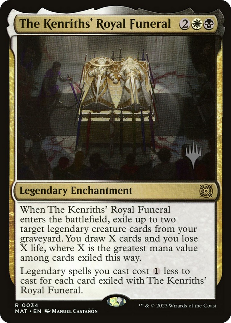{R} The Kenriths' Royal Funeral (Promo Pack) [Murders at Karlov Manor Promos][PP MAT 034]