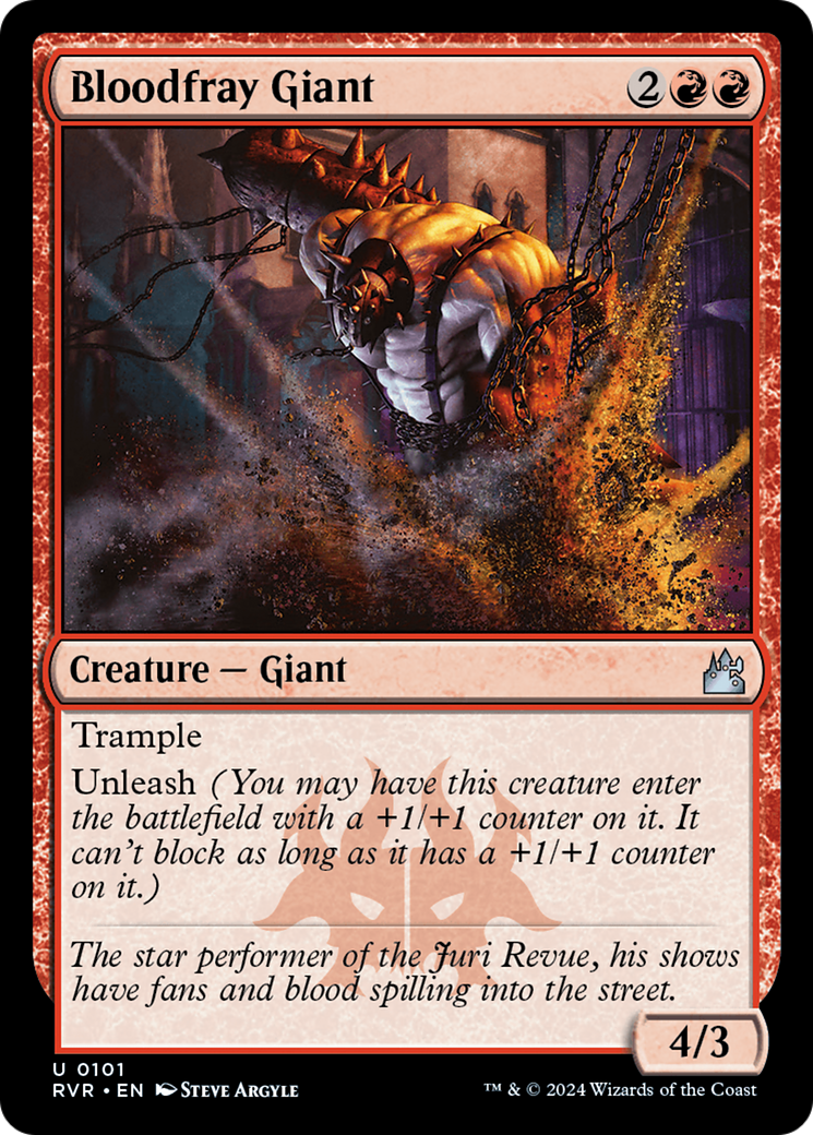 {C} Bloodfray Giant [Ravnica Remastered][RVR 101]