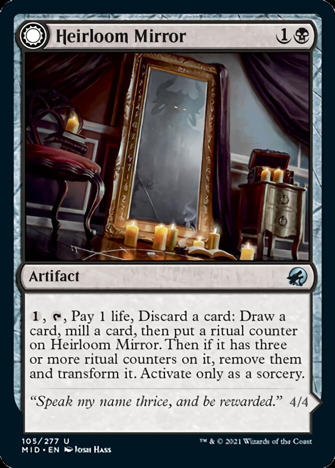 {C} Heirloom Mirror // Inherited Fiend [Innistrad: Midnight Hunt][MID 105]
