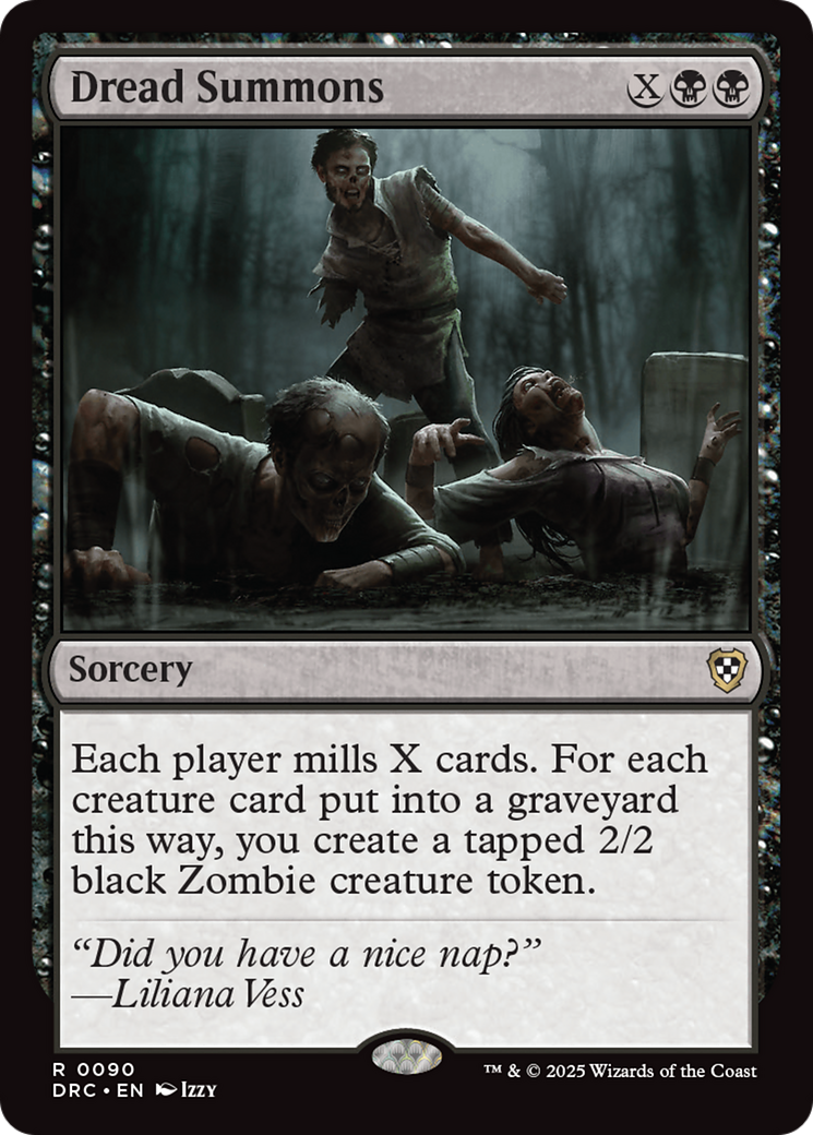 {R} Dread Summons [Aetherdrift Commander][DRC 090]