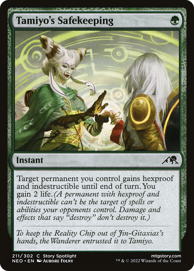 {C} Tamiyo's Safekeeping [Kamigawa: Neon Dynasty][NEO 211]