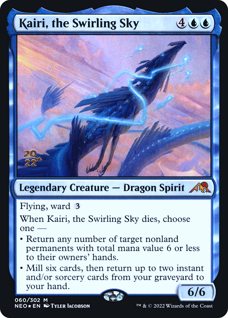 {R} Kairi, the Swirling Sky [Kamigawa: Neon Dynasty Prerelease Promos][PR NEO 060]