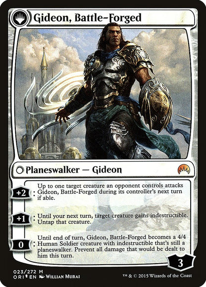 {R} Kytheon, Hero of Akros // Gideon, Battle-Forged [Magic Origins Prerelease Promos][PR ORI 023] - Misty Mountain Games