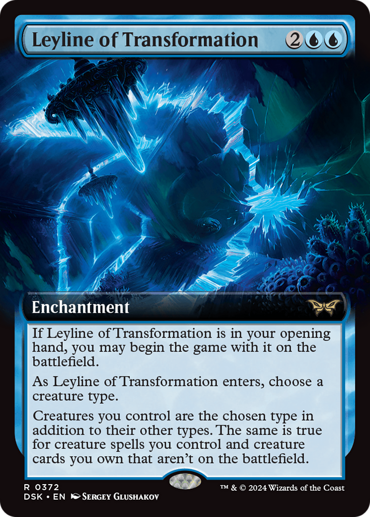 {@R} Leyline of Transformation (Extended Art) [Duskmourn: House of Horror][DSK 372]