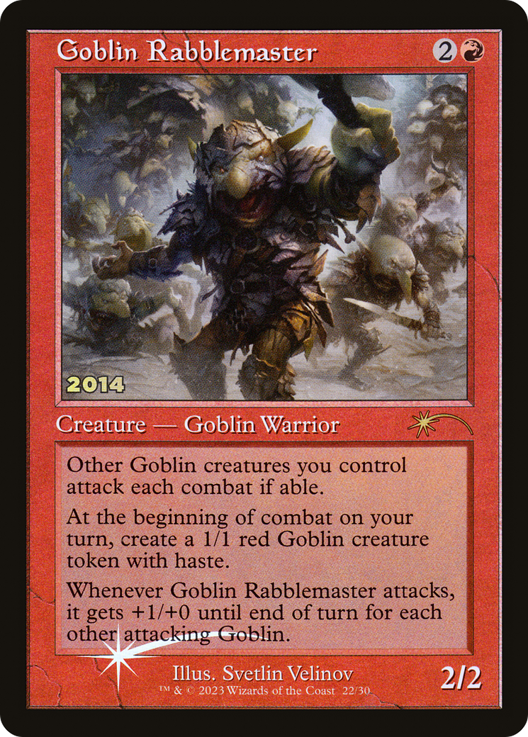 {R} Goblin Rabblemaster [30th Anniversary Promos][P30A 022]