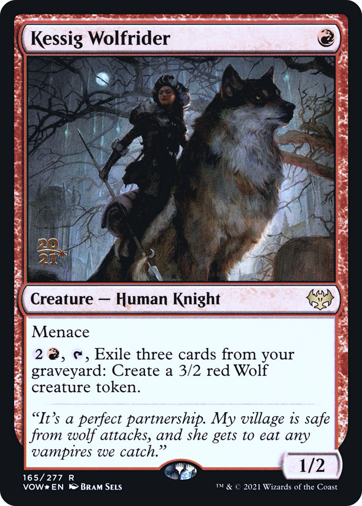 {R} Kessig Wolfrider [Innistrad: Crimson Vow Prerelease Promos][PR VOW 165]
