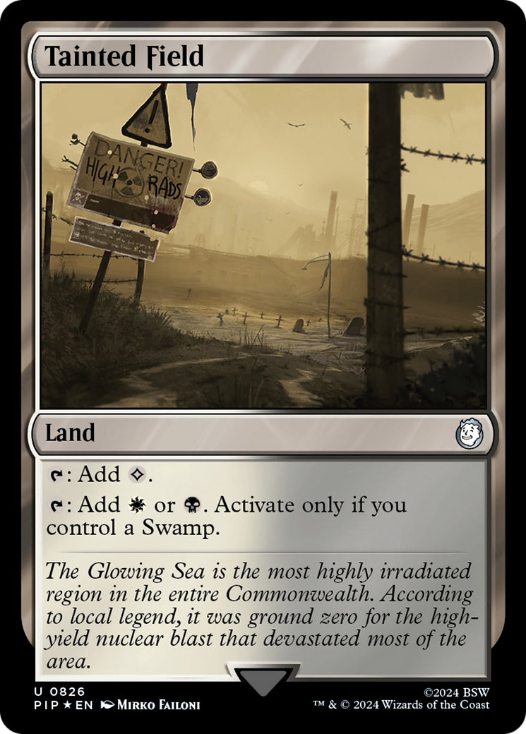 {C} Tainted Field (Surge Foil) [Fallout][PIP 826]