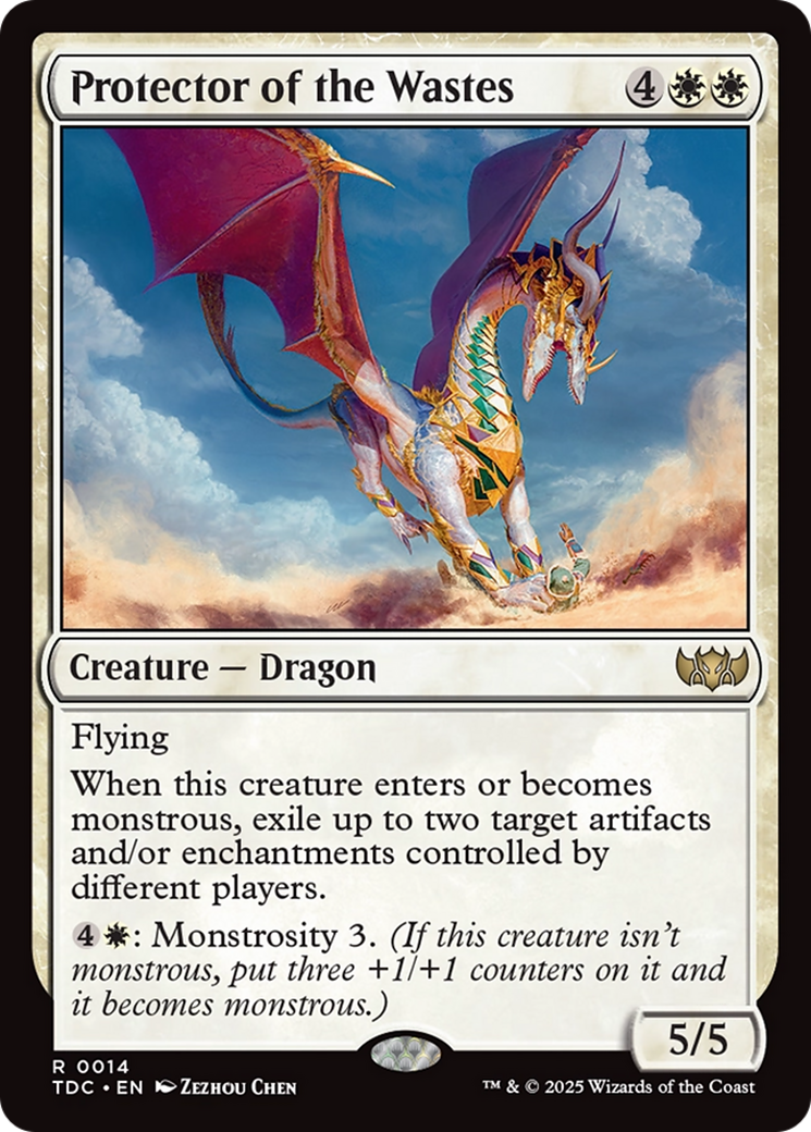 {R} Protector of the Wastes [Tarkir: Dragonstorm Commander][TDC 014]