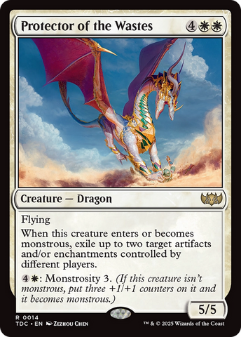 {R} Protector of the Wastes [Tarkir: Dragonstorm Commander][TDC 014]