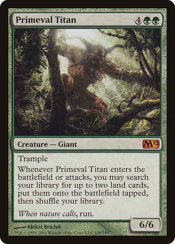 {R} Primeval Titan [Magic 2012][M12 188]