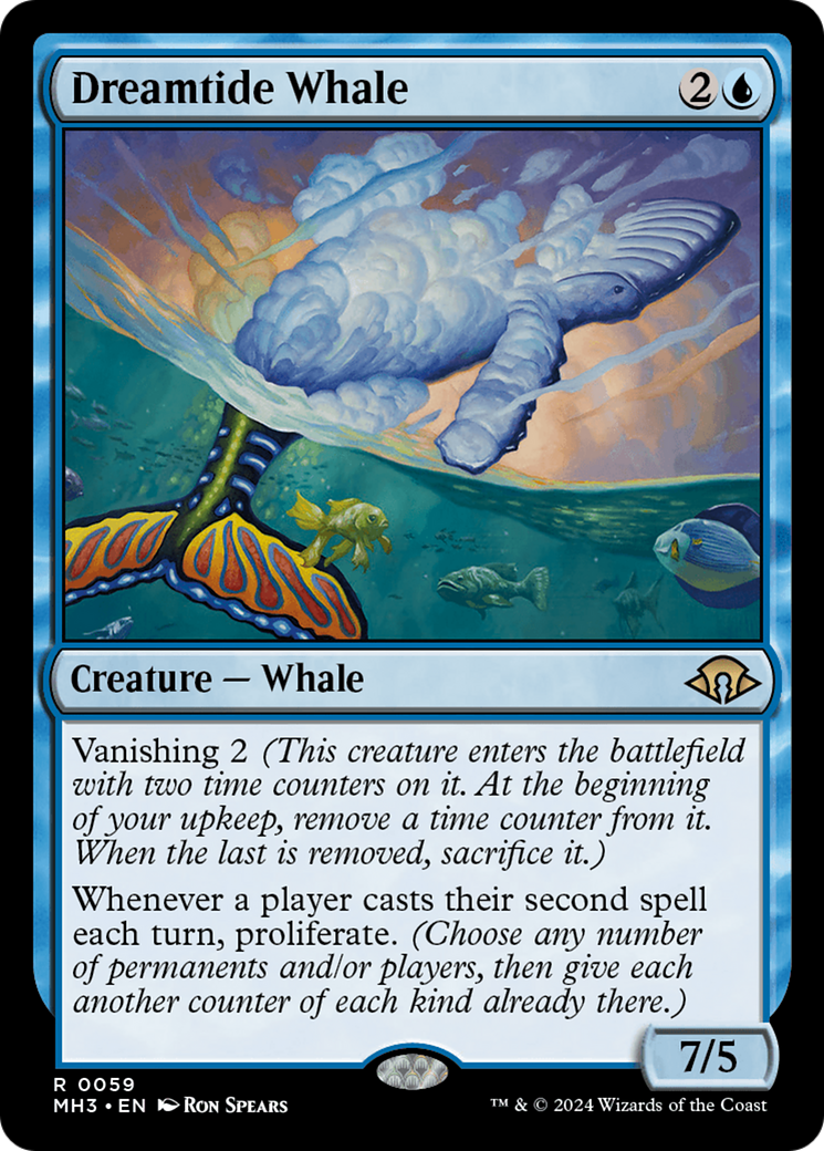 {R} Dreamtide Whale [Modern Horizons 3][MH3 059]