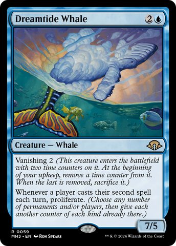 {R} Dreamtide Whale [Modern Horizons 3][MH3 059]