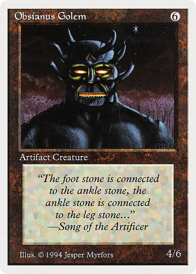 {C} Obsianus Golem [Summer Magic / Edgar][SUM 268]