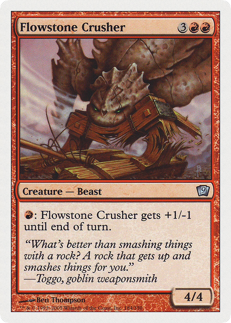 {C} Flowstone Crusher [Ninth Edition][9ED 184]