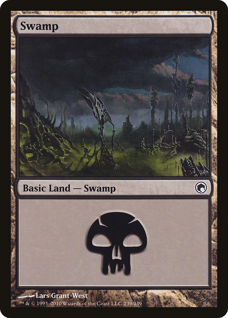 {B}[SOM 239] Swamp (239) [Scars of Mirrodin]