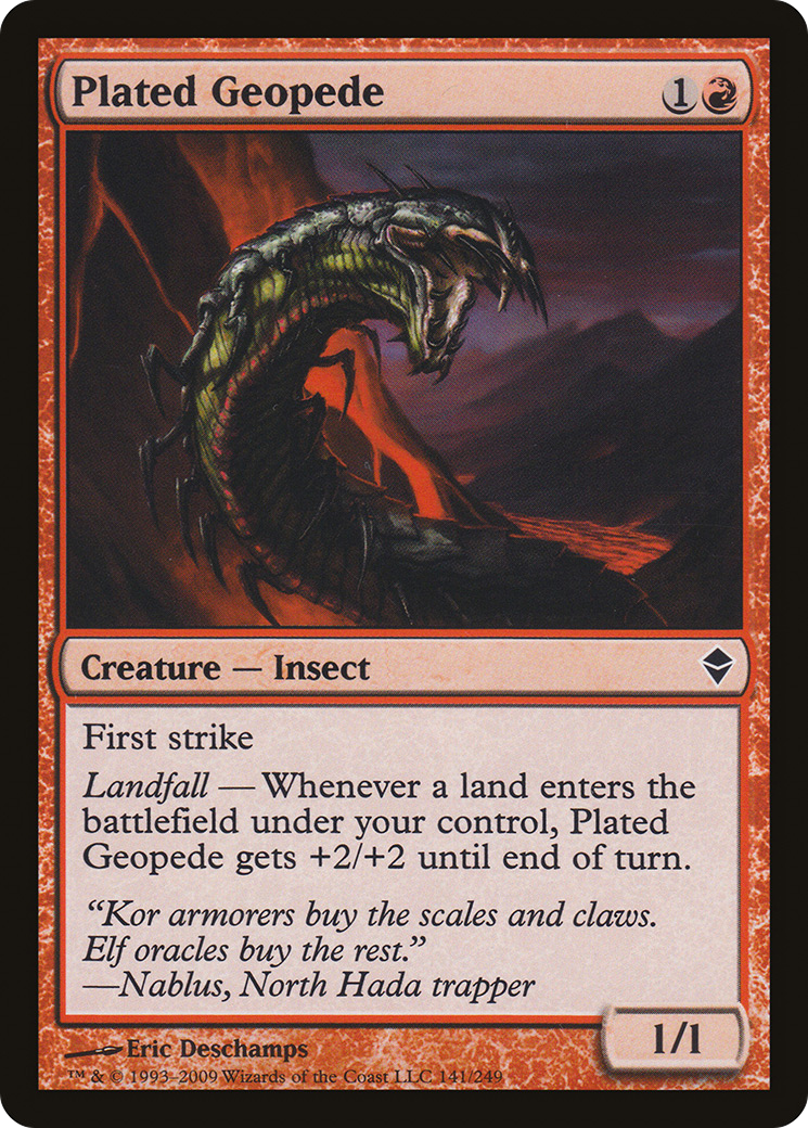{C} Plated Geopede [Zendikar][ZEN 141]