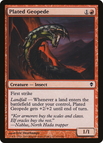 {C} Plated Geopede [Zendikar][ZEN 141]